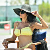 WOMEN SWIMWEAR BIIΚIΝΙ BRAZIL DEPTH V MOHICANS HD20-21 YELLOW