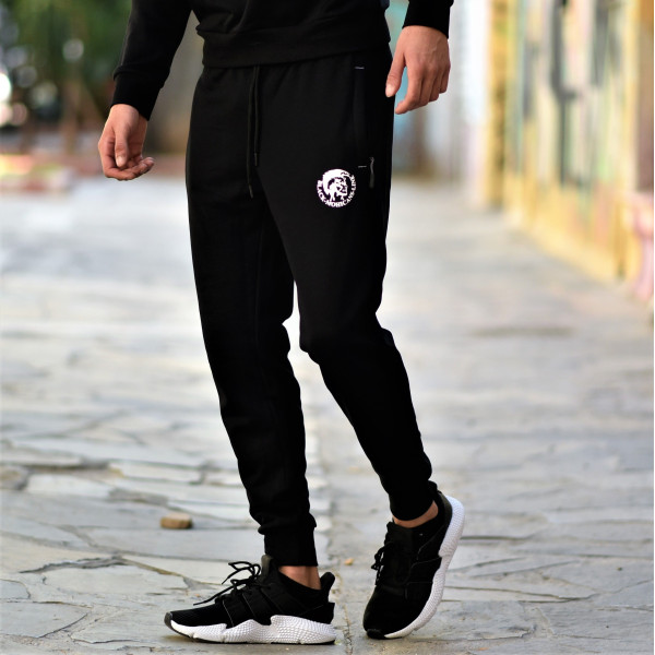 MEN'S BOTTOMS SWEATSHIRT MOHICANS HEAD1 BLACK