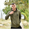 MEN'S ZIPPER CARDIGAN SWEATSHIRT MOHICANS HEADH3 KHAKI