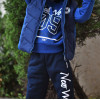 CHILDREN'S SET FOR BOY WITH SLEEVE JACKET MOHICANS HJ-6220.BLUE