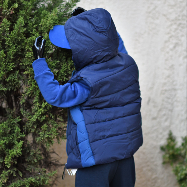 CHILDREN'S SET FOR BOY WITH SLEEVE JACKET MOHICANS HJ-6220.BLUE