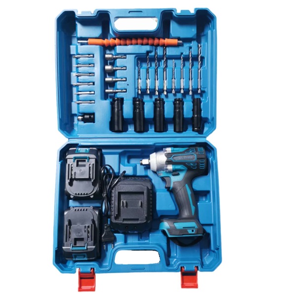 Μπουλονόκλειδο-παλμικό επαναφορτιζόμενο 48V με 2 Μπαταρίες 5.0Ah HL18668-178