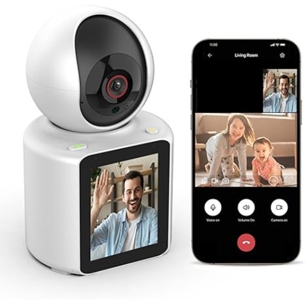 Ασύρματη Κάμερα 1080p 4K Wi-Fi υπέρυθρη νυχτερινή όραση, ανίχνευση κίνησης, αμφίδρομη επικοινωνία HL18668-199