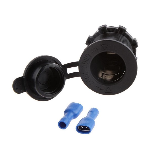 Υποδοχή αναπτήρα μοτοσυκλέτας/αυτοκινήτου - Αδιάβροχη πρίζα HW-0183