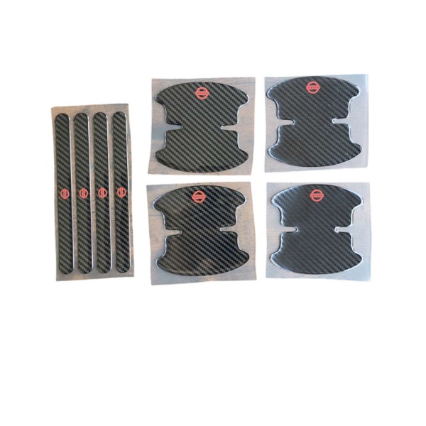 Προστατευτικά Πόρτας Αυτοκινήτου Μαύρα 8τμχ HW-0268 NISSAN