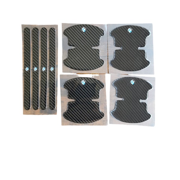 Προστατευτικά Πόρτας Αυτοκινήτου Μαύρα 8τμχ HW-0271 BMW