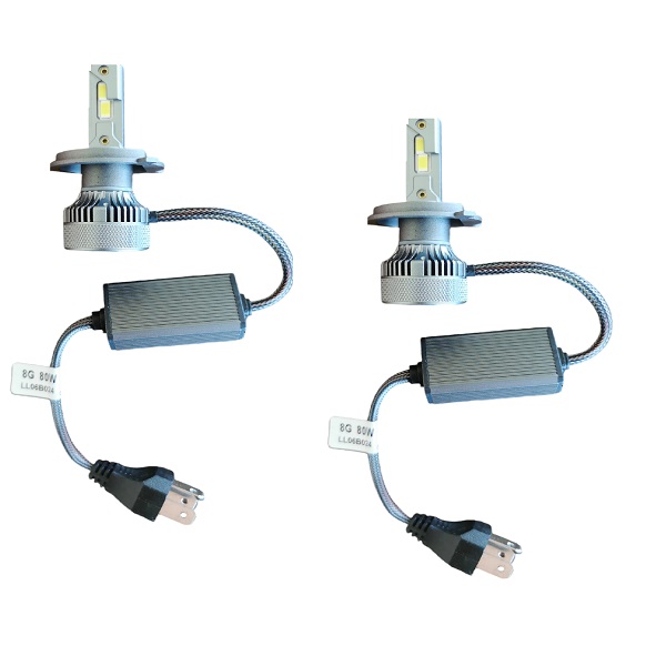 Σετ Λάμπες LED H4 αυτοκινήτου 2 όψεων 2τμχ 8G 80W 6000K 8000LM HW-0299-H4
