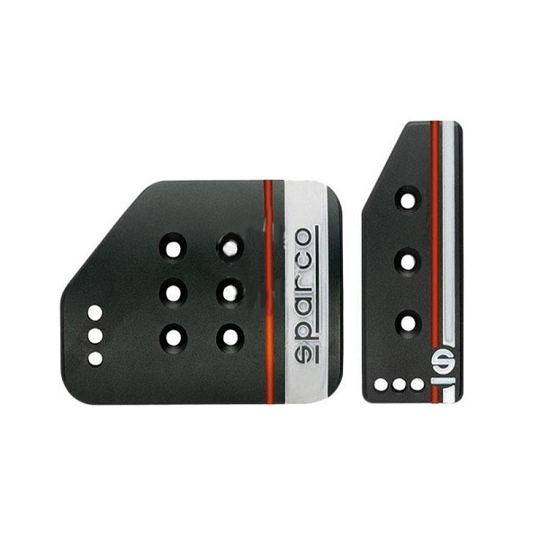 Πεταλίερα αυτοκινήτου 2 τμχ. SPARCO HW-0305B μαύρο χρώμα