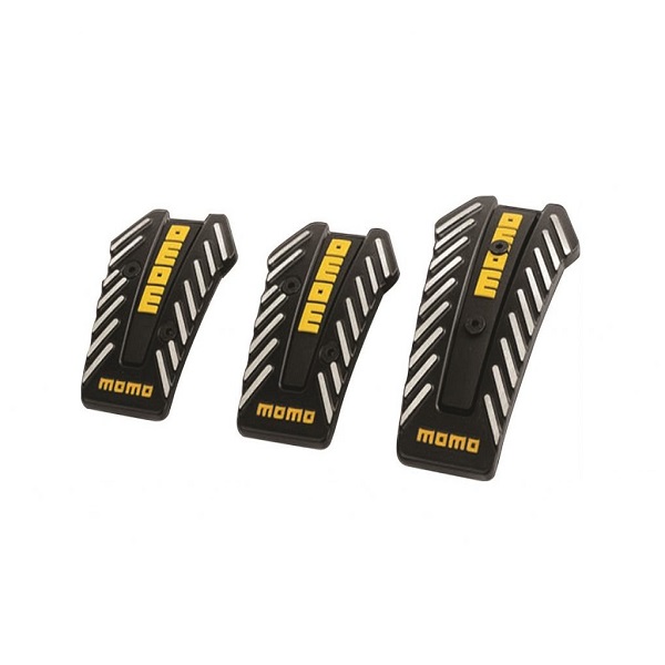 Πεταλίερα αυτοκινήτου 3 τμχ. MOMO HW-0306B μαύρο χρώμα