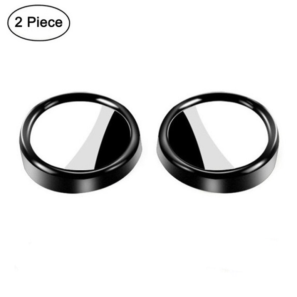 Σετ Καθρέπτες Νεκρής Γωνίας - Τυφλού Σημείου Αυτοκινήτου με πλαστικό περίβλημα 5cm 2τμχ HW-0338 Μαύρο