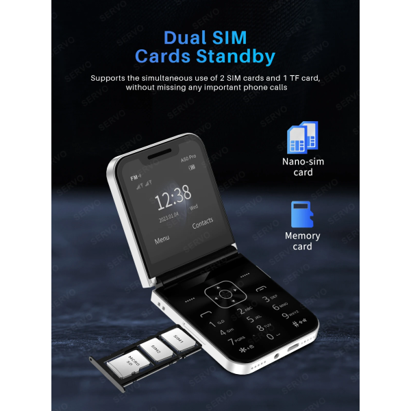 Αναδιπλούμενο Κινητό Τηλέφωνο 2.4” με 2 sim με Ελληνικό μενού I15Pro Ροζ