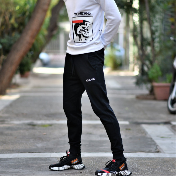 MEN'S BOTTOMS SWEATSHIRT MOHICANS ICON1 BLACK