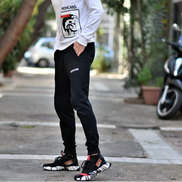 MEN'S BOTTOMS SWEATSHIRT MOHICANS ICON1 BLACK