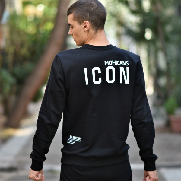 ΑΝΔΡΙΚΟ ΦΟΥΤΕΡ ΛΑΙΜΟΚΟΨΗ ICON MOHICANS ICON2 ΜΑΥΡΟ