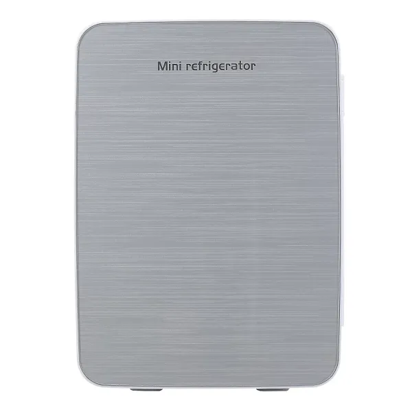 Ηλεκτρικό Φορητό Ψυγείο 12V & 220V Μίνι Αυτοκινήτου Πάγκου διπλής χρήσης 10Lt XW-59 Ασημί
