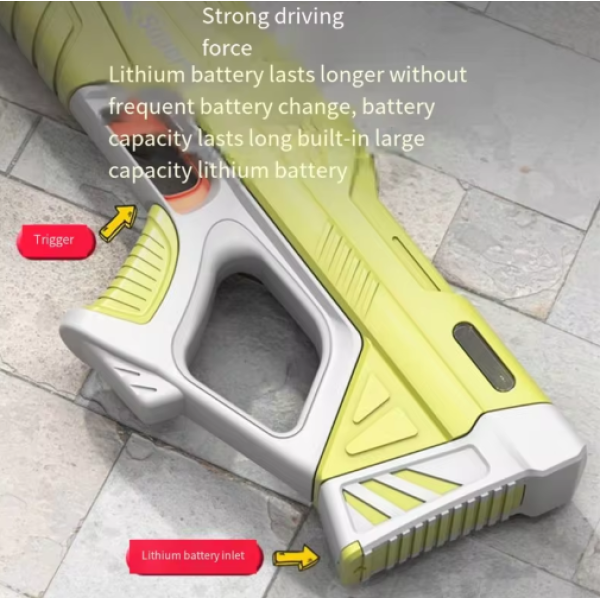 Ηλεκτρικό Νεροπίστολο Αυτόματης Απορρόφησης Υψηλής Τεχνολογίας Μεγάλης Χωρητικότητας για Παιχνίδια Νερού στην Παραλία και σε Εξωτερικούς Χώρους 2302 Πράσινο