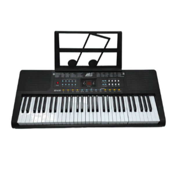 Ηλεκτρονικό Πιάνο με 61 Πλήκτρα και Μικρόφωνο MS-6105 Μαύρο