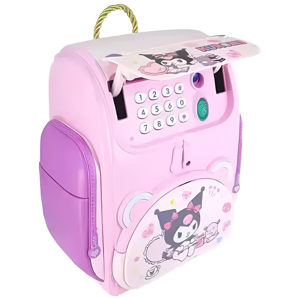 Ηλεκτρονικός Παιδικός Κουμπαράς Κωδικό Πρόσβασης Kuromi 10412 Ροζ