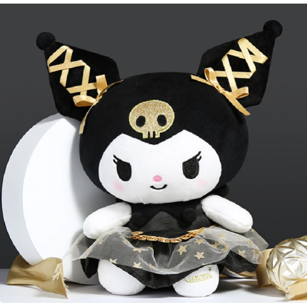 Λούτρινο Sanrio Kuromi Hello Kitty 40cm 1440-251-1 Μαύρο
