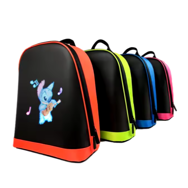 Smart LED σχολικό σακίδιο πλάτης για παιδιά, σακίδιο πλάτης Laptop, Χριστουγεννιάτικο δώρο για παιδιά R11 Ροζ