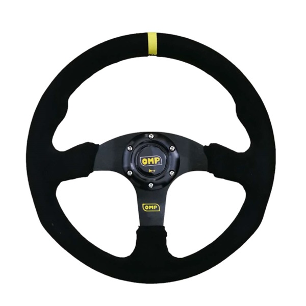 Τιμόνι OMP HW-0229 Μαύρη ραφή