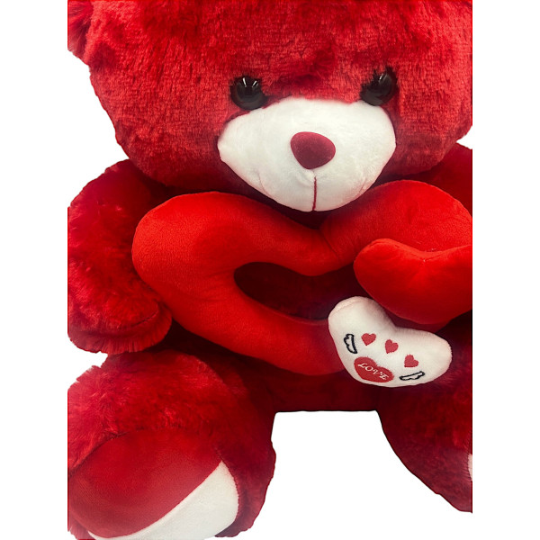 Teddy Bear with Red Heart 60 cm Valentine's Day 82341 Red