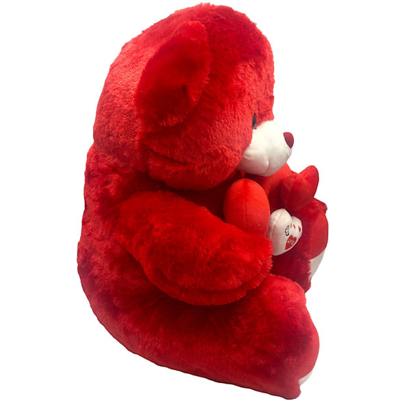 Teddy Bear with Red Heart 60 cm Valentine's Day 82341 Red