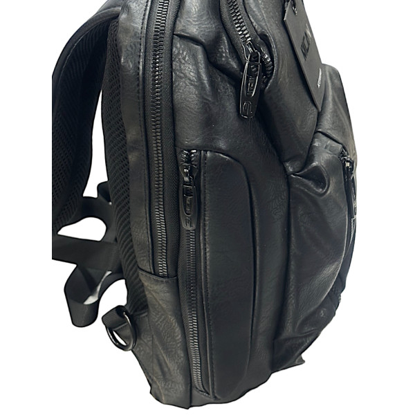 ΤΣΑΝΤΑΚΙ ΩΜΟΥ ΚΑΙ ΠΛΑΤΗΣ ΔΕΡΜΑΤΙΝΗ MOHICANS Z-764 ΜΑΥΡΟ