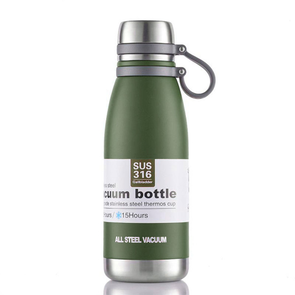 Μπουκάλι Θερμός με Ιμάντα Μεταφοράς 800ml JB-6065 Πράσινο