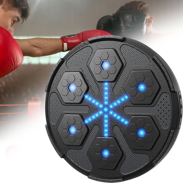 Επιτοίχια Συσκευή Προπόνησης Πυγμαχίας με Bluetooth, γάντια, Smart Music Boxing Machine QJB-66