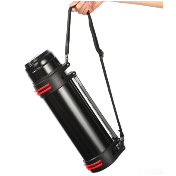 Bottle Thermos with Cup and Carrying Strap 1.2LT JB-H012 Blue