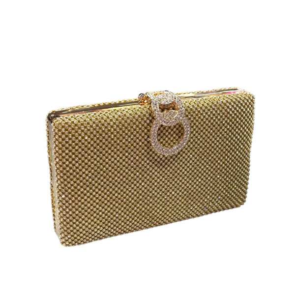 Γυναικεία τσάντα Φάκελος clutch JKL-11 Χρυσός
