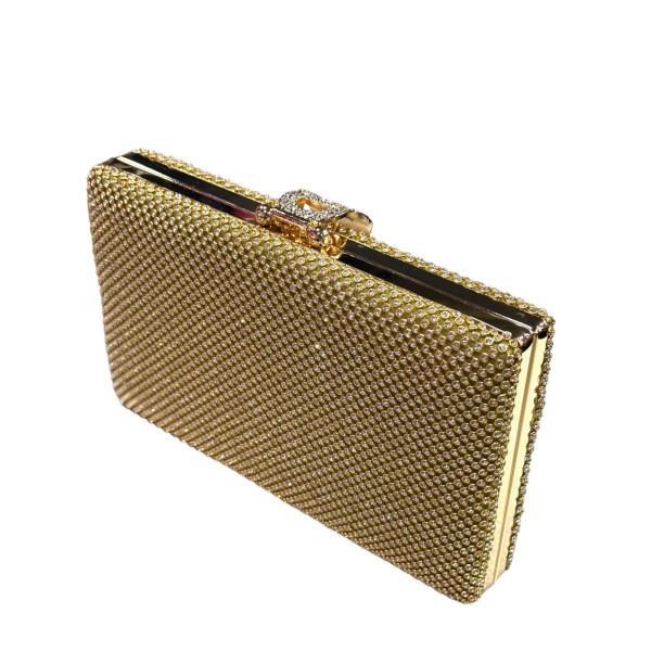 Γυναικεία τσάντα Φάκελος clutch JKL-11 Χρυσός