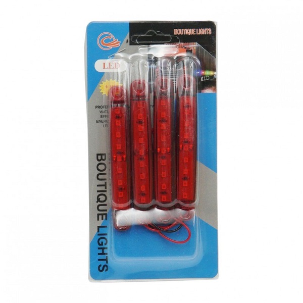 Φώτα όγκου φορτηγού LED 4τμχ 9 SMD JN-1471-27R Κόκκινο χρώμα