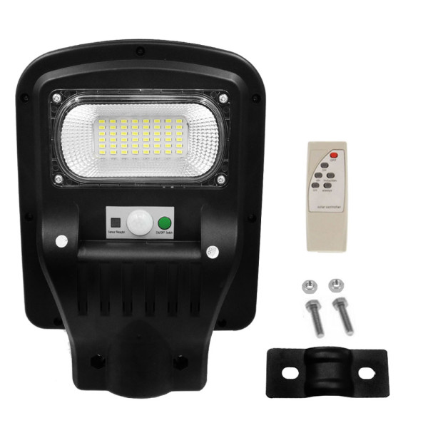 Led Αδιάβροχο Ηλιακό Φωτιστικό Δρόμου 50W 3840LM με Ανιχνευτή Κίνησης και Τηλεχειριστήριο Jortan JT-G-50W