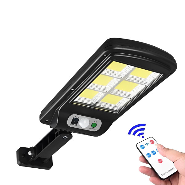 LED Αδιάβροχο Ηλιακό Επιτοίχιο Φωτιστικό με Ανιχνευτή Κίνησης Jortan JT-TYCOB-30W