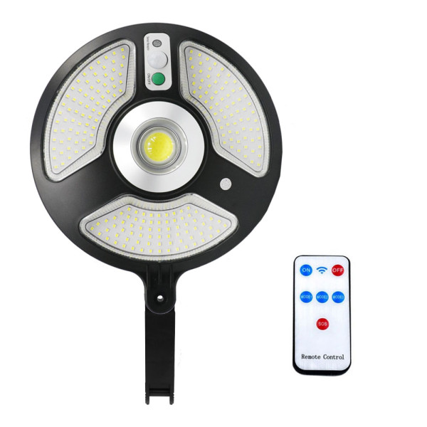 LED Αδιάβροχο Ηλιακό Επιτοίχιο Φωτιστικό με Ανιχνευτή Κίνησης Jortan JT-XTY-15W