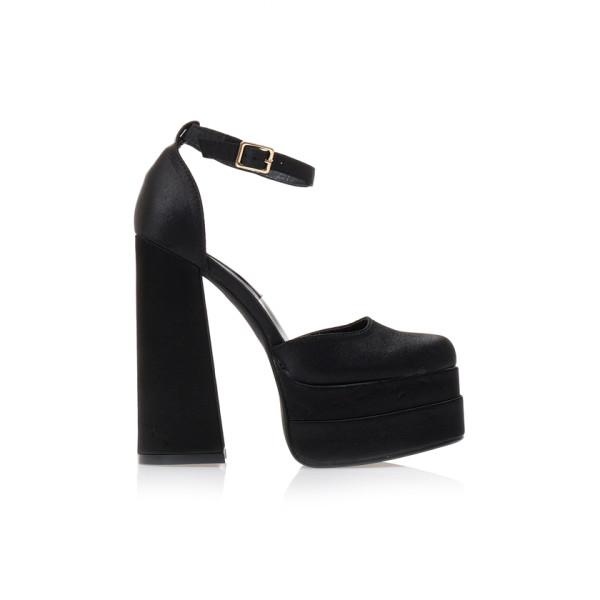 ΓΥΝΑΙΚΕΙΑ ΓΟΒΑ ΠΕΔΙΛΟ ΣΑΤΕΝ MOHICANS Κ3555 ΜΑΥΡΟ