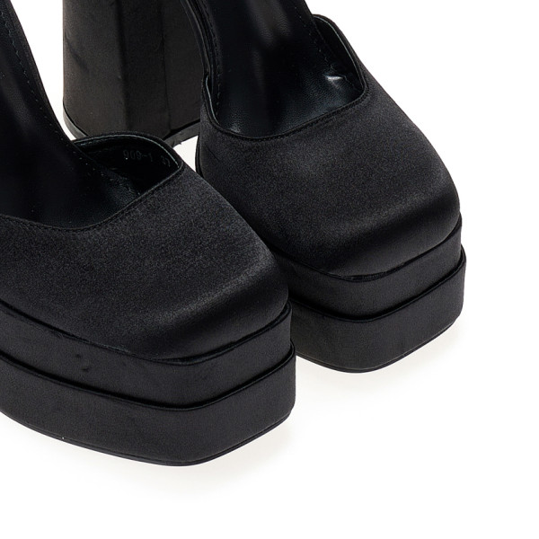 ΓΥΝΑΙΚΕΙΑ ΓΟΒΑ ΠΕΔΙΛΟ ΣΑΤΕΝ MOHICANS Κ3555 ΜΑΥΡΟ