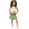 CHILDREN'S T-SHIRT FOR GIRL MOHICANS KG-ND1810 WHITE