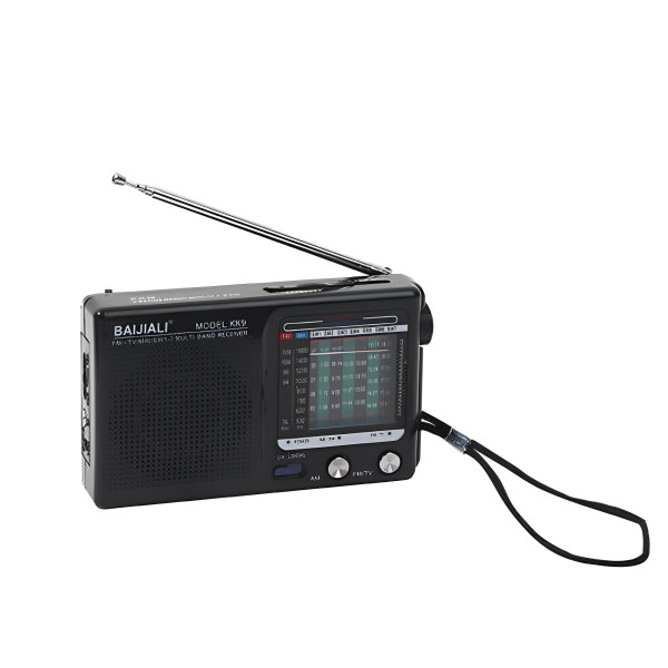 Φορητό Ραδιόφωνο Μπαταρίας BAIJIALI KK-9 Μαύρο