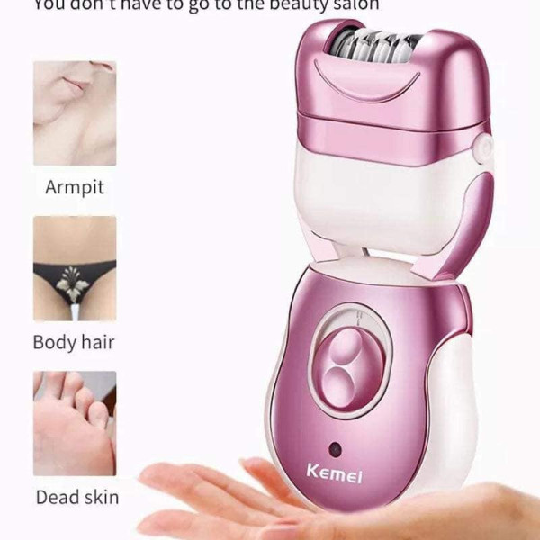 Kemei Epilator Hair Removal Set for Face, Body & Bikini KM-376 PURPLE