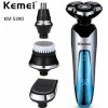 RECHARGEABLE SHAVER 4D 4 IN 1 KEMEI  KM-5390.SILVER