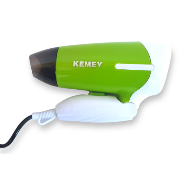 Kemei Folding Travel Hair Dryer 1200W KM-6830 Green