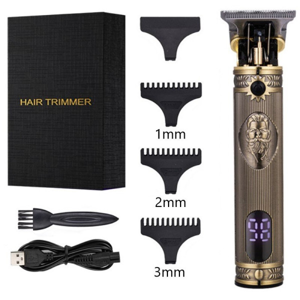 Επαναφορτιζόμενη Ξυριστική Μηχανή Προσώπου Kemei KM-700Η Χρυσό