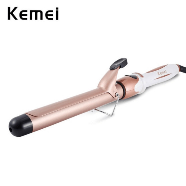 Κωνικό Ψαλίδι Μαλλιών για Μπούκλες Kemei KM-760A Ροζ - Χρυσό