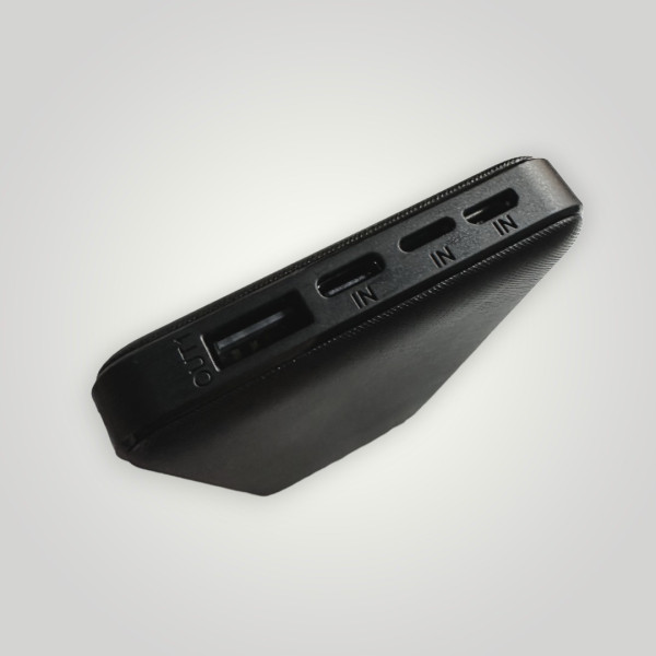 KLGO POWER BANK 10000mAh ME ΘΥΡΑ USB-A KP-90 ΜΑΥΡΟ