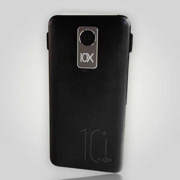 KLGO POWER BANK 10000mAh ME ΘΥΡΑ USB-A KP-90 ΜΑΥΡΟ