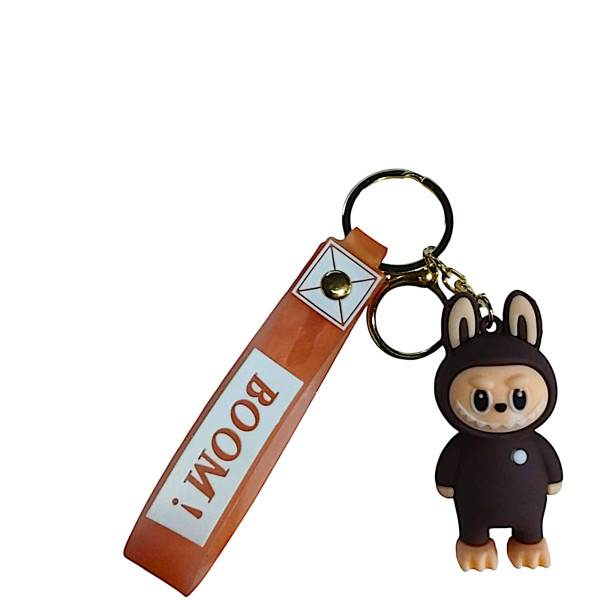 Κρεμαστό Μπρελόκ Labubu Από Pvc 4455-31 Καφέ