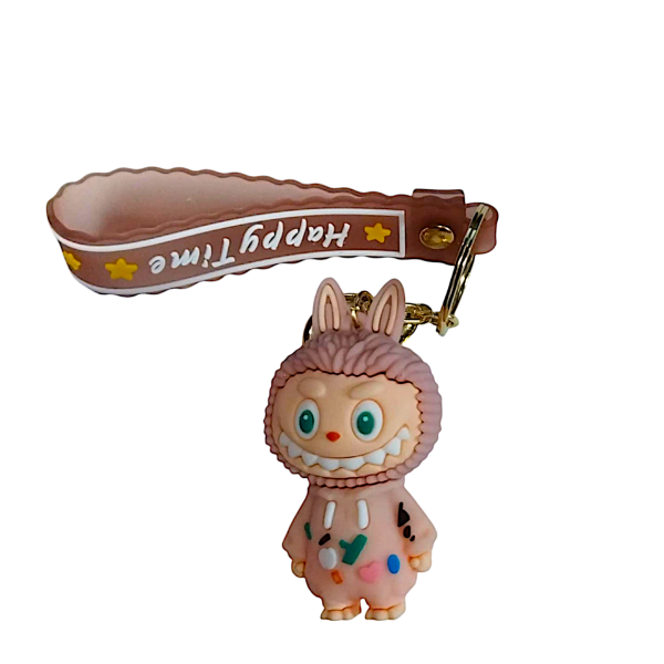 Κρεμαστό Μπρελόκ Labubu Από Pvc 4455-35 Μπεζ